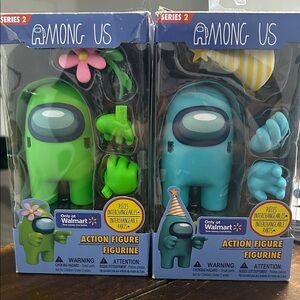 Series 2 Action Figure Set - Green and Blue